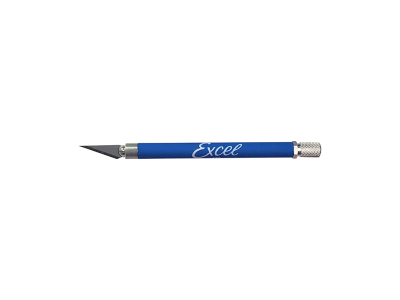 Excel 16019 K18 Grip-On Knife Blue with Safety Cap Knutselmes - Exl16019 - EXL16019-XS