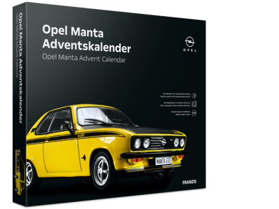 1:43 Franzis 55145-0 Opel Manta Adventskalender - Fr55145 0 01 min - FR55145-0