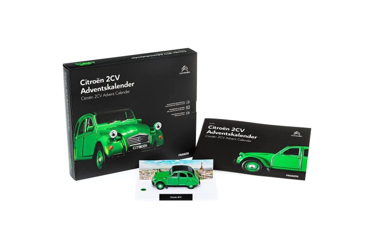 1:43 Franzis 55154-2 Citroen 2CV Adventskalender - Fr55154 2 02 1000x1000w - FR55154-2