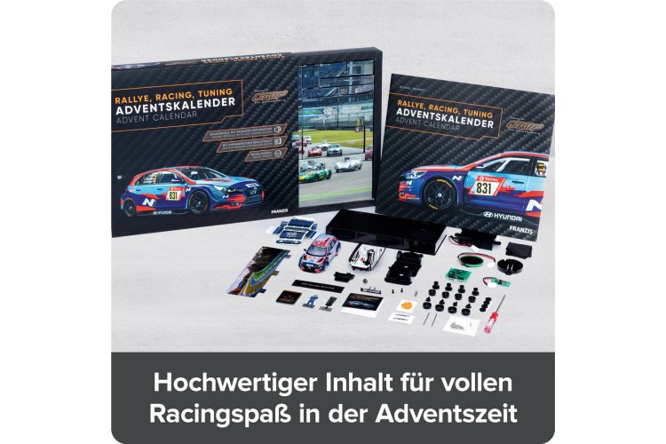 1:43 Franzis 67192-9 Rallye - Racing - Tuning - Auto Adventskalender - Fr67192 9 ads 02 - FR67192-9