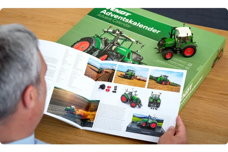 1:32 Franzis 67231 Fendt Tractor - Groen - Adventskalender - Fr67231 7 - FR67231