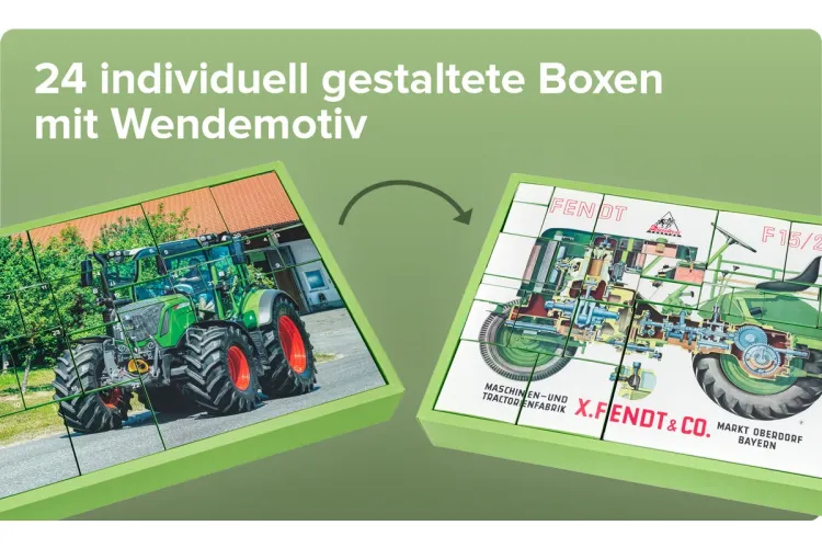 1:32 Franzis 67231 Fendt Tractor - Groen - Adventskalender - Fr67231 9 - FR67231