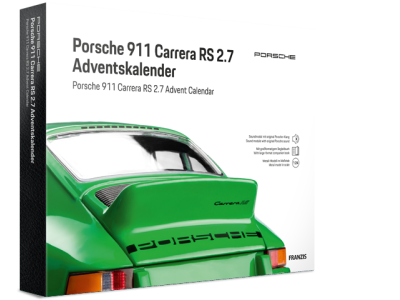 1:24 Franzis 67238 Porsche 911 Carrera RS 2.7 - Groen - Sport Auto - Adventskalender - Fr67238 1 - FR67238