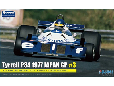 1:20 Fujimi 09090 Tyrrell P34 - Japan Grand Prix #3 Wide Tread - Peterson - Fu09090 - FU09090