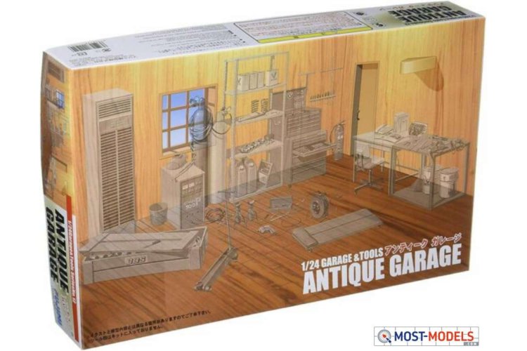 1:24 Fujimi 11104 Garage & Tools Antique Garage - Fu11104 antique garage 1 - FU11104