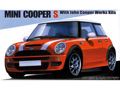 1:24 Fujimi 12253 Mini Cooper S with John Cooper Works Kits - Fu12253 - FU12253