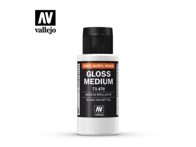 Vallejo 73470 Gloss Medium (60 ml) - Gloss medium vallejo 73470 60ml - VAL73470-XS