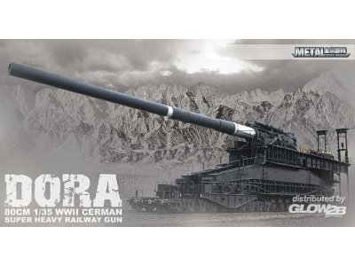 1:35 Glow2B 8109999 Dora Railway Gun - Premium - Limited Edition! - Glow8109999 - GLOW8109999