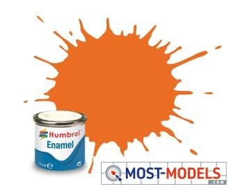 Humbrol #18 Orange - Gloss - Enamel - Haa0196 1 - HAA0196-XS