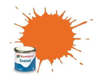 Humbrol #18 Orange - Gloss - Enamel - Haa0196 - HAA0196-XS