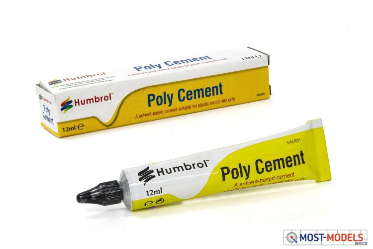 Humbrol 4021 Poly Cement - Lijm - Medium Tube - Hae4021 12ml poly cement 2 1 - HAE4021-XS