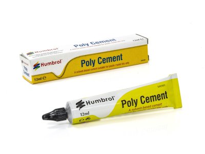 Humbrol 4021 Poly Cement - Lijm - Medium Tube - Hae4021 12ml poly cement 2 - HAE4021-XS