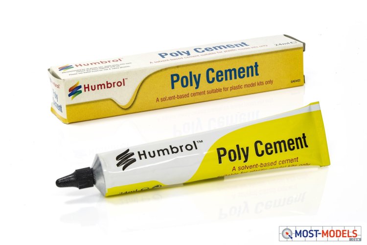 Humbrol 4422 Poly Cement - Lijm - Large Tube - Hae4422 24ml poly cement 2 1 - HAE4422-XS