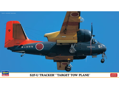 1:72 Hasegawa 02440NL Grumman S2F-U Tracker Target Tow Plane w/Dutch decals - Has02440nl - HAS02440NL