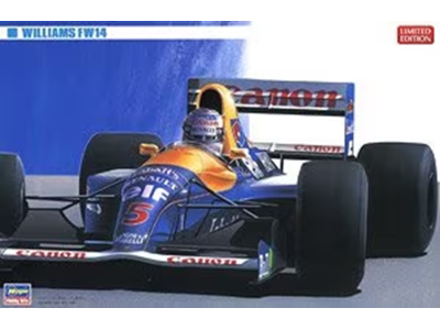 1:24 Hasegawa 20346 Williams FW14 - Limited Edition - Formula 1 Race Car - Has20346 - HAS20346