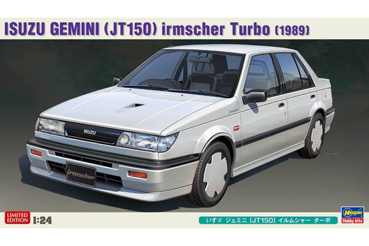 1:24 Hasegawa 20377 Isuzu Gemini (JT150) Irmscher Turbo 1989 - Has20377 - HAS20377