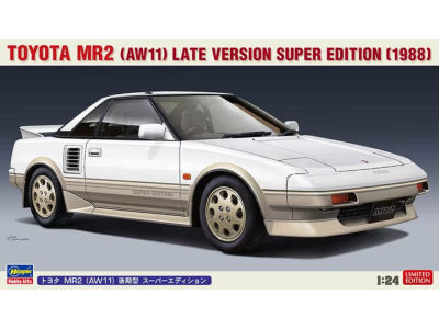 1:24 Hasegawa 20604 Toyota MR2 (AW11) Late Version Super Edition 1988 - Has20604 - HAS20604