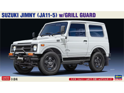 1:24 Hasegawa 20650 Suzuki Jimny (JA11-5) w/Grill Guard - Has20650 - HAS20650