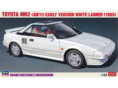 1:24 Hasegawa 20656 Toyota MR2 (AW11) Early Version White Lanner 1985 - Has20655 - HAS20656