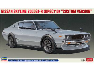 1:24 Hasegawa 20669 Nissan Skyline 2000GT-R (KPGC110) 'Custom Version' - Has20669 - HAS20669