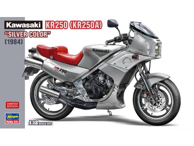 1:12 Hasegawa 21747 Kawasaki KR250 (KR250A) - Silver Color - Has21747 1 - HAS21747