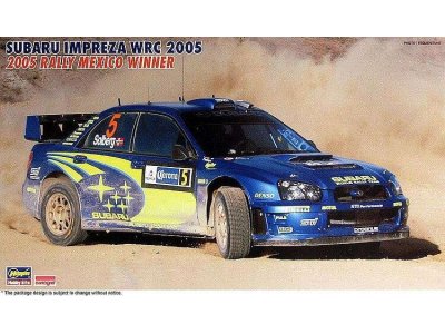 1:24 Hasegawa 20454 Subaru Impreza WRC 2005 - Rally Mexico Winner 2005 - Has620454 - HAS20454