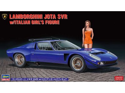 1:24 Hasegawa 20472 Lamborghini Jota SVR with Lady Figure - Has620472 - HAS20472