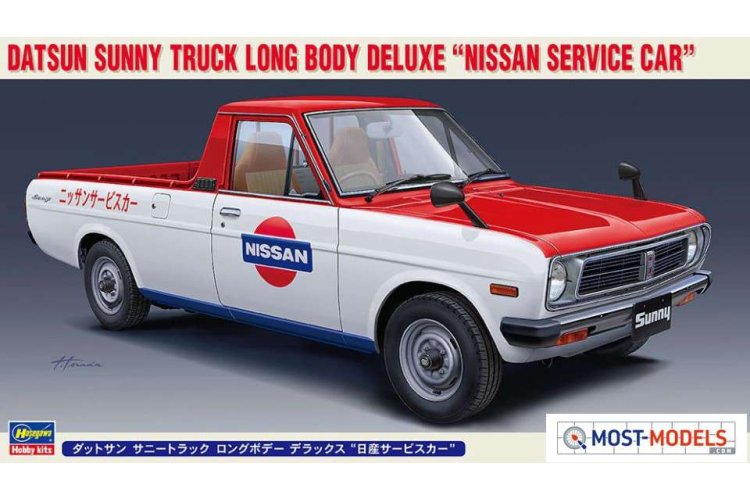 1:24 Hasegawa 20482 Datsun Sunny Truck Nissan Service Car - Has620482 1 - HAS20482