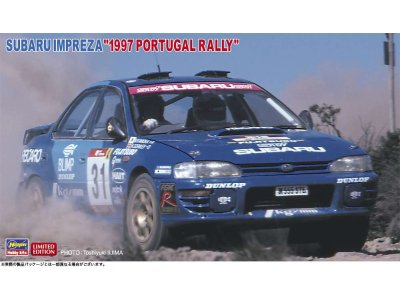 1:24 Hasegawa 20483 Subaru Impreza 1997 Portugal Rally Car - Has620483 - HAS20483