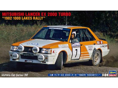 1:24 Hasegawa 21138 Mitsubishi Lancer 2000 Turbo 1000 Lakes HC38 - Has621138 - HAS21138