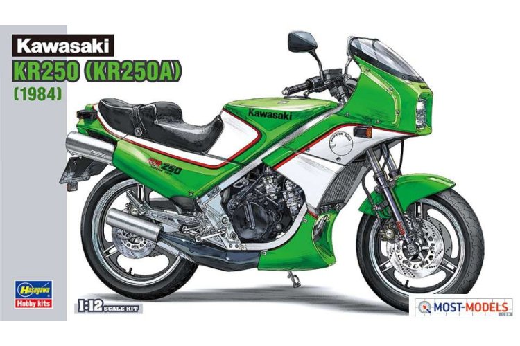 1:12 Hasegawa 21512 Kawasaki KR250 BK12 Motor - Has621512 1 - HAS21512