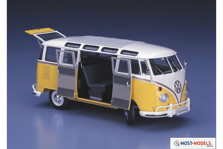 1:24 Hasegawa 51048 Volkswagen T2 - 1963 with Full Interior- Collectors Hi Grade Serie - Has651048 - HAS51048