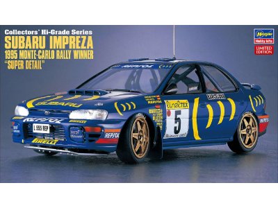 1:24 Hasegawa 51151 Subaru Impreza 1995 Monte Carlo Rally - Super Detail Kit - Has651151 - HAS51151