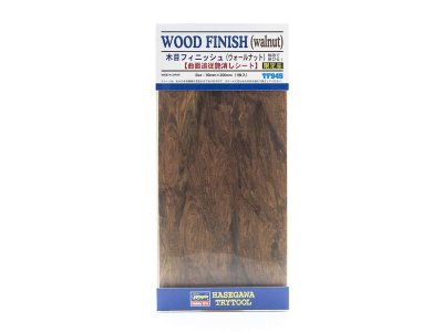 Hasegawa 71945 TF945 Wood Finish Walnut - Foil - 90x200mm - Has671945 - HAS71945