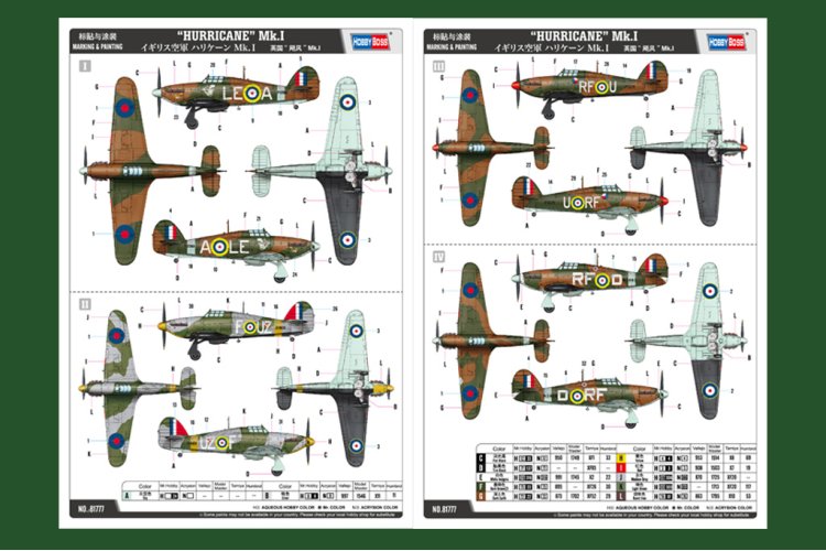 1:48 HobbyBoss 81777 Hurricane Mk.I - Hbs81777 8 - HBS81777