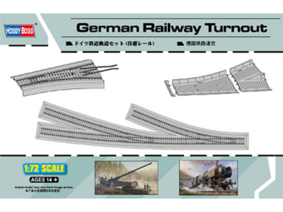 1:72 HobbyBoss 82909 German Railway Turnout - Hbs82909 - HBS82909