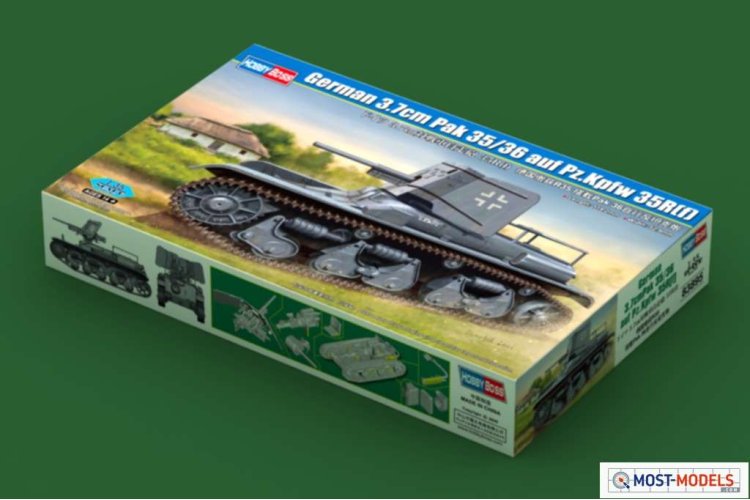 1:35 HobbyBoss 83895 German 3.7cm Pak 35/36 auf Pz.Kpfw 35R(f) - Hbs83895 2 - HBS83895