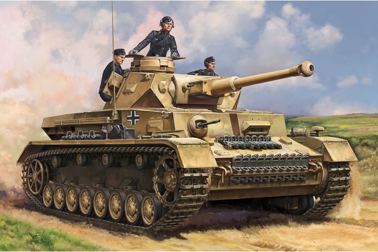 1:48 HobbyBoss 84840 German Pzkpfw IV Ausf.F2 Medium Tank - Hbs84840 10 11 - HBS84840