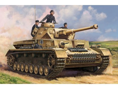 1:48 HobbyBoss 84840 German Pzkpfw IV Ausf.F2 Medium Tank - Hbs84840 10 12 - HBS84840