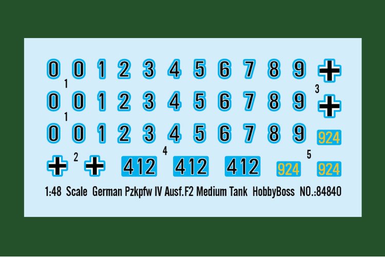 1:48 HobbyBoss 84840 German Pzkpfw IV Ausf.F2 Medium Tank - Hbs84840 2 - HBS84840