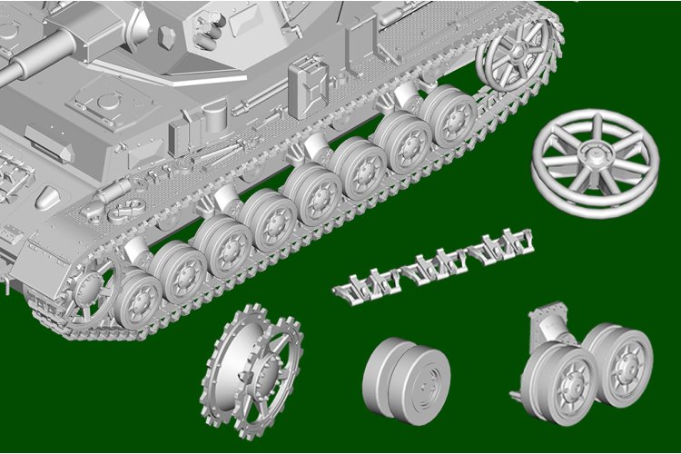 1:48 HobbyBoss 84840 German Pzkpfw IV Ausf.F2 Medium Tank - Hbs84840 8 - HBS84840