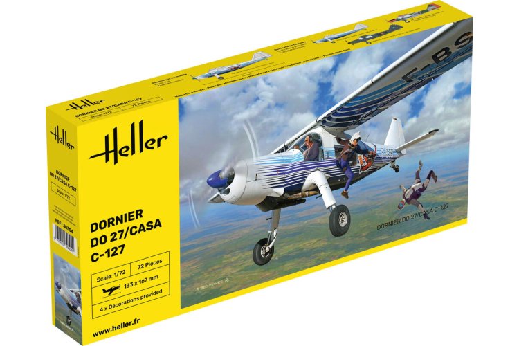 1:72 Heller 30304 Dornier DO27/CASA C-127 - Hel30304 1 - HEL30304