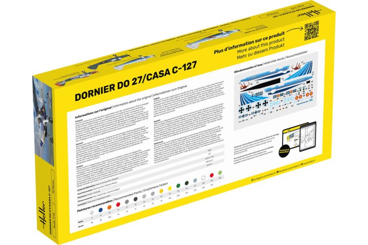 1:72 Heller 30304 Dornier DO27/CASA C-127 - Hel30304 4 - HEL30304