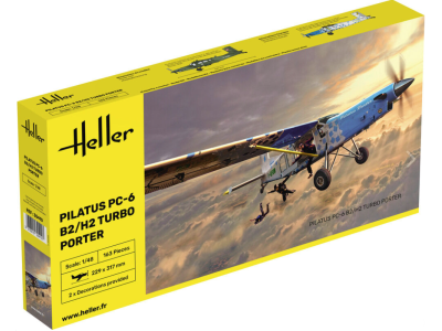 1:48 Heller 30410 PILATUS PC-6 B2/H2 Turbo Porter - Hel30410 - HEL30410