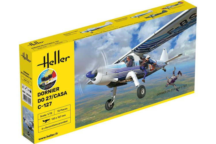 1:72 Heller 35304 Dornier DO27/CASA C-127 - Starter Kit - Hel35304 1 - HEL35304