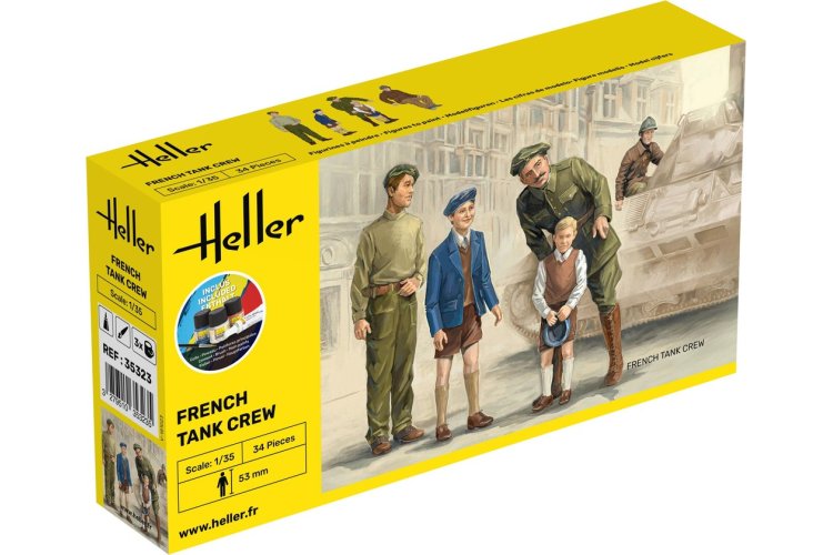 1:35 Heller 35323 French Tank Crew - Figuren - Starter Kit - Hel35323 2 - HEL35323