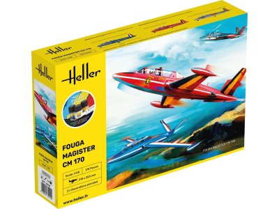 1:48 Heller 35510 Fouga Magister CM 170 - Starter Kit - Hel35510 - HEL35510