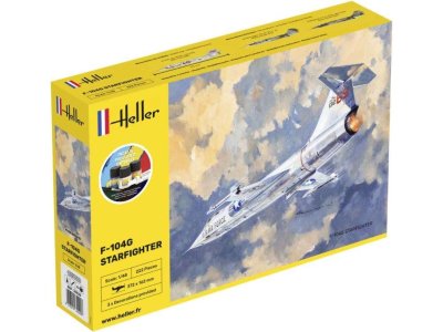 1:48 Heller 35520 F-104G Starfighter - Starter Kit  - Hel35520 - HEL35520