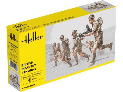 1:72 Heller 49609 British Infantry 8th Army - Figuren - Hel49609 - HEL49609