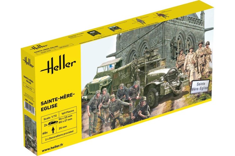 1:72 Heller 50327 Sainte-Mere-Eglise - Diorama Set - Hel50327 1 - HEL50327